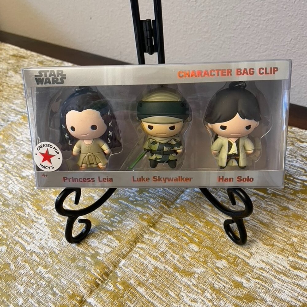 Star Wars Characters Bag Clip Macy's Exclusive 2019 Star Wars by Monogram- HTF!